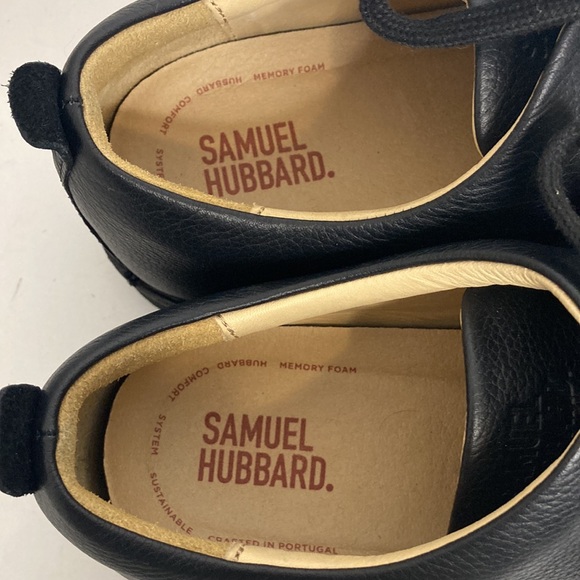 Samuel Hubbard Shoes Mens 10.5 Extra Wide Black Leather Free Oxford Comfort - Picture 11 of 15